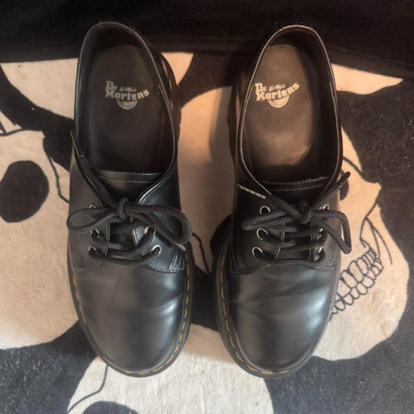Dr. Martens Black Leather Oxfords - Picture 1 of 5